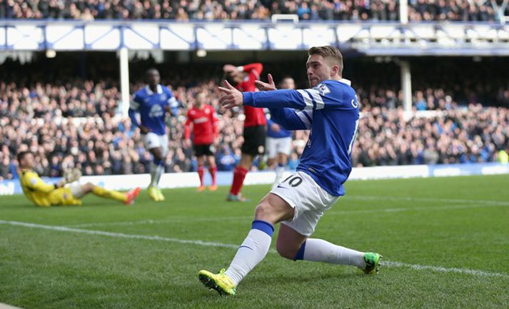 Gerard Deulofeu þótti standa sig með prýði hjá Everton í vetur.