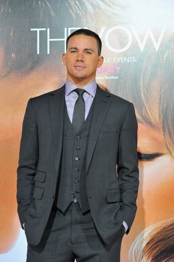 Channing er í skýjunum með Everly.