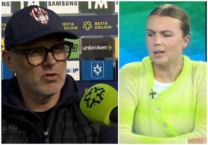 Ólafur Kristjánsson, þjálfari Þróttar, komst ekki upp með þá froðu að hann horfi ekki á töfluna. Ásta Eir Árnadóttir, sérfræðingur Bestu markanna, kom upp um hann þar.