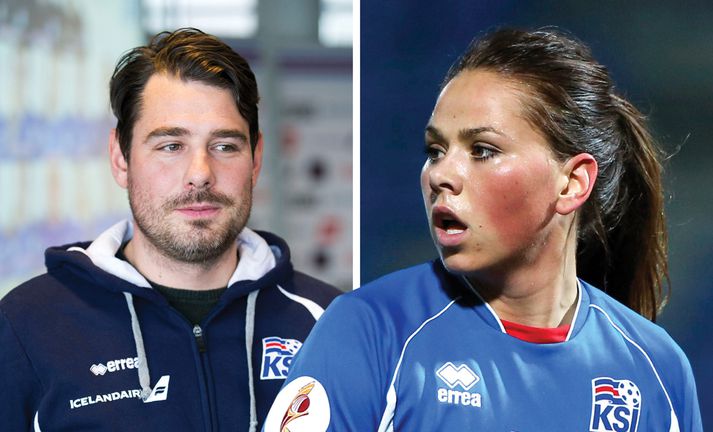 Sara Björk Gunnarsdóttir og Freyr Alexandersson.