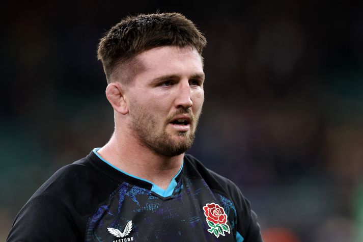 Tom Curry, leikmaður enska rugby-landsliðsins.