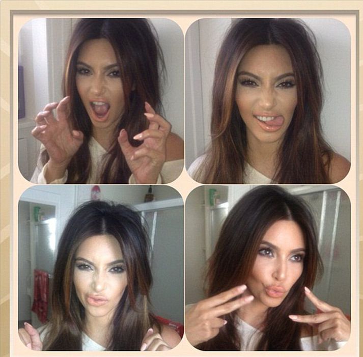 Kim Kardashian.