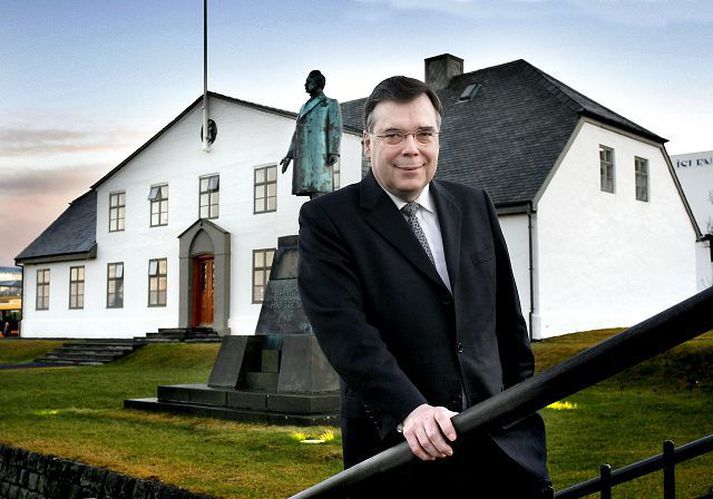 Geir H. Haarde forsætisráðherra.