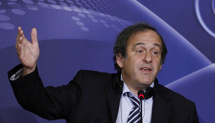 Michel Platini, forseti UEFA.
