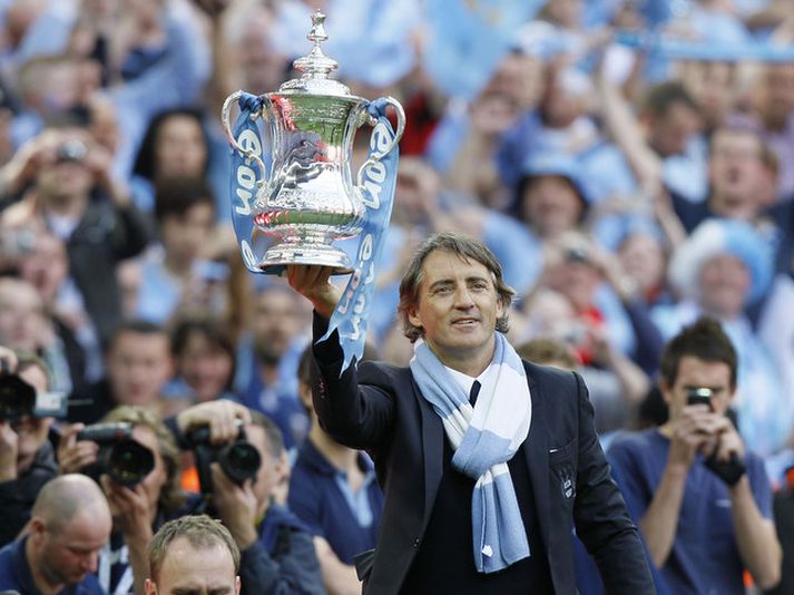 Roberto Mancini, stjóri Manchester City.