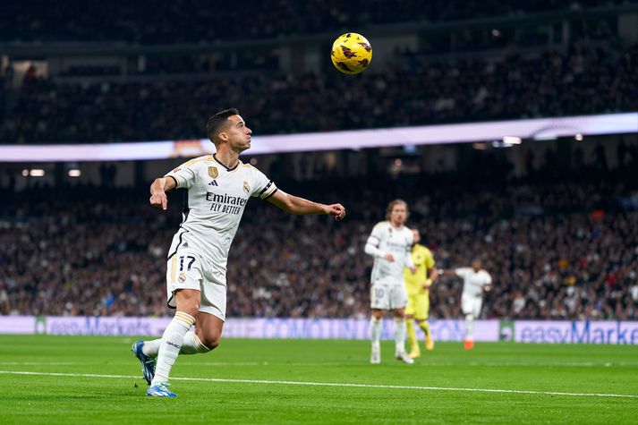Lucas Vasquez reyndist hetja Real Madrid í kvöld.