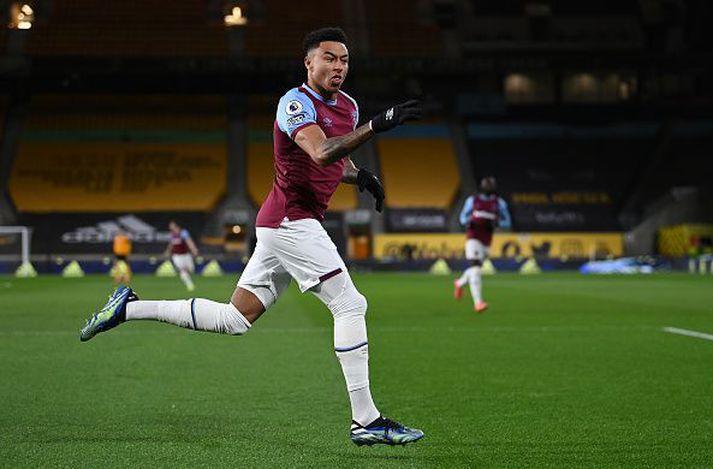 Lingard lék á láni hjá West Ham síðari hluta tímabilsins 2022/21.