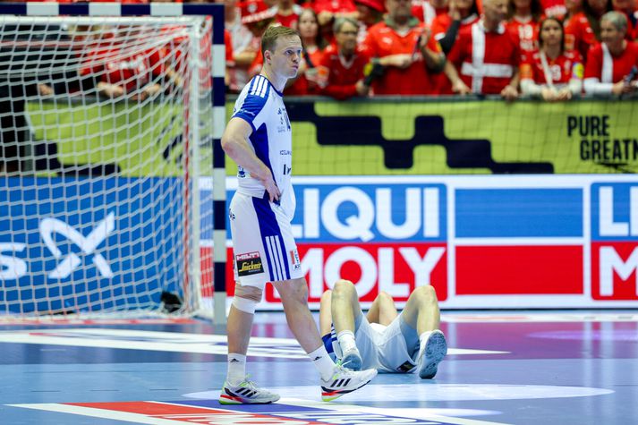 Ómar Ingi Magnússon skoraði tólf mörk í bronsleiknum og var með hundrað prósent skotnýtingu.