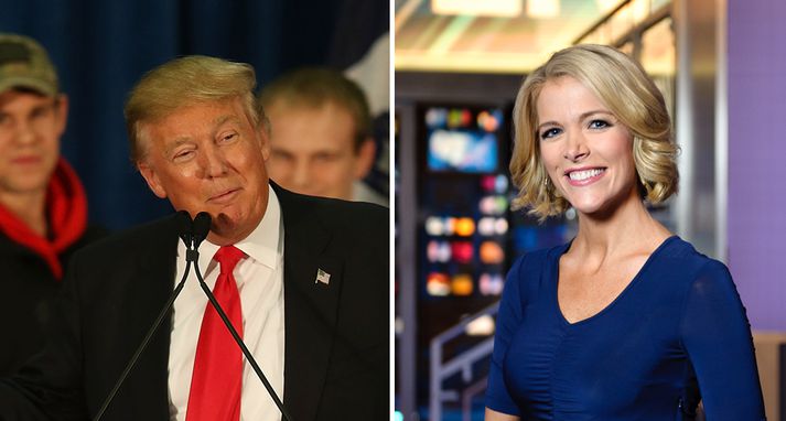 Donald Trump og Megyn Kelly.