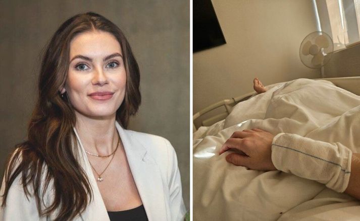 Heilablóðfallið greindist ekki fyrr en tveimur dögum eftir að það átti sér stað. 