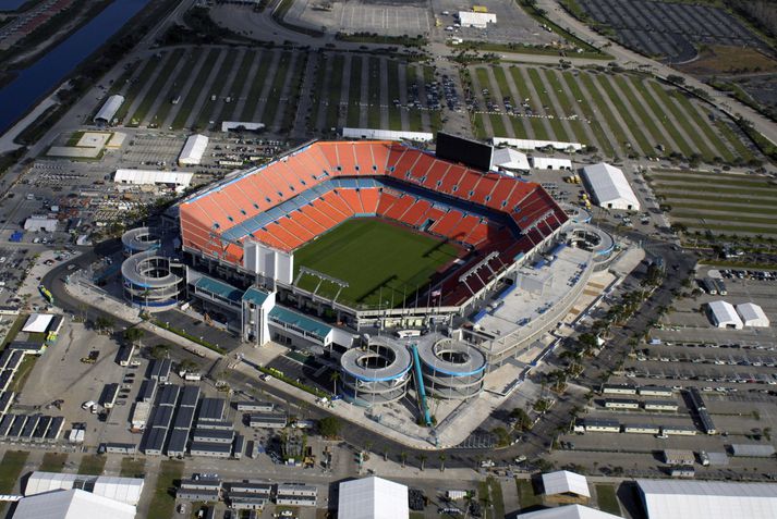 Brautin verður 5,41 km í kringum Hard Rock Stadium í Miami.