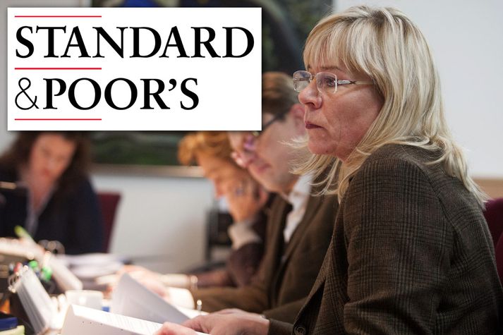 Vigdís Hauksdóttir telur aðfinnslur Standard & Poors vera inngrip í innanríkismál Íslendinga.