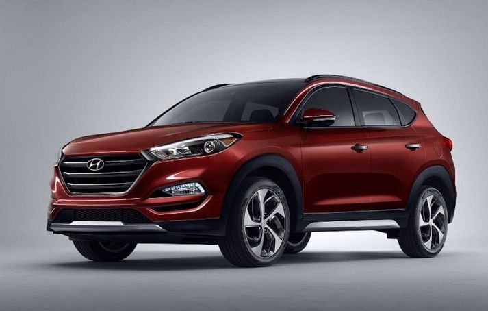 Hyundai Tucson verður til sýnis.