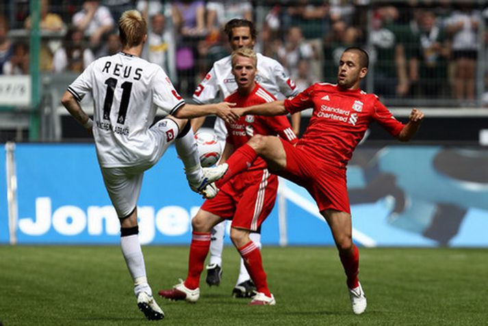 Joe Cole í leik með Liverpool um helgina.