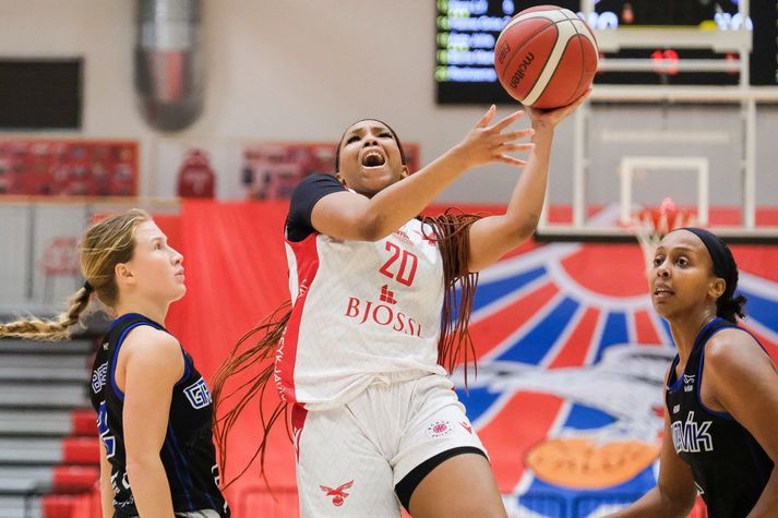 Reshawna Stone var í stuði í kvöld.