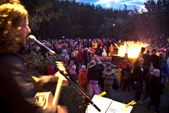 Frá Blómstrandi dögum á Hveragerði í fyrra.