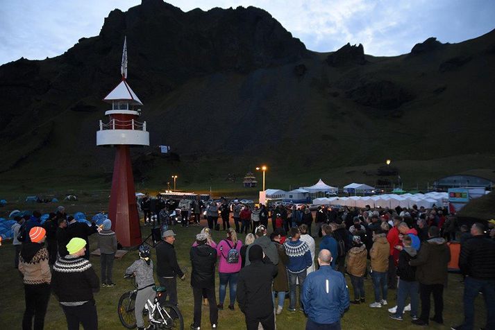 Úr Herjólfsdal á þjóðhátíð 2017.