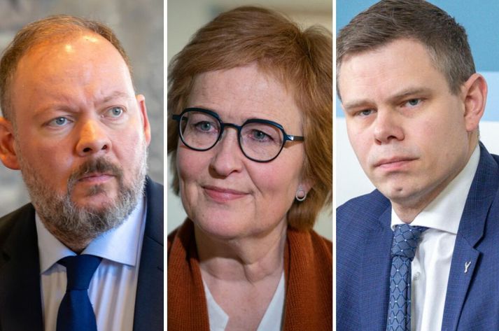 Bergþór Ólason, Þórunn Sveinbjörnsdóttir og Vilhjálmur Árnason gerðu upp þingárið og þinglokin í Sprengisandi í morgun.