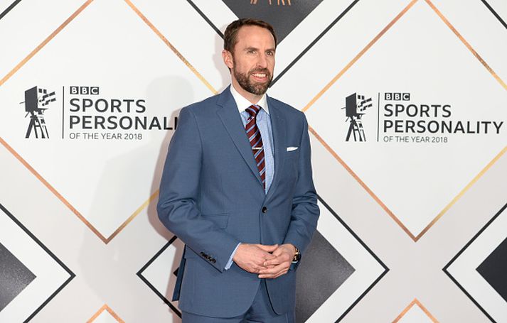 Southgate á verðlaunaafhendingunni í gærkvöldi