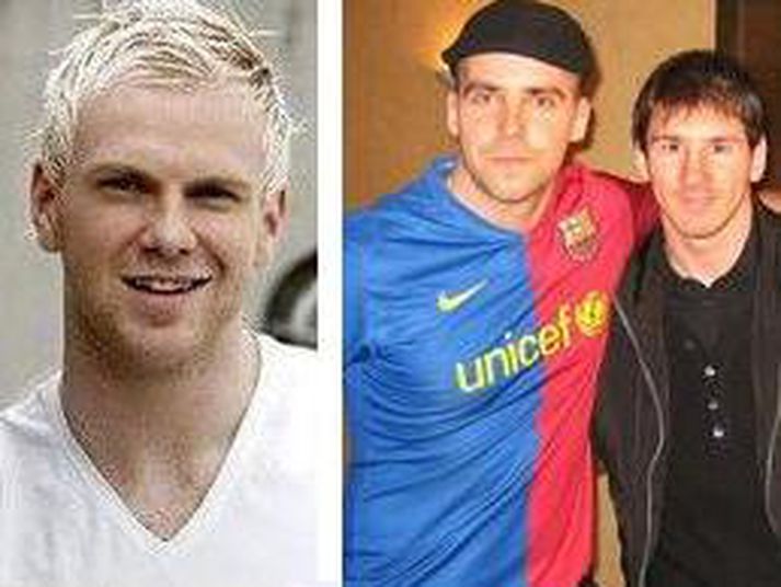 Logi, Auðunn og  Lionel Messi. Sá síðastnefndi verður fjarri góðu gamni.