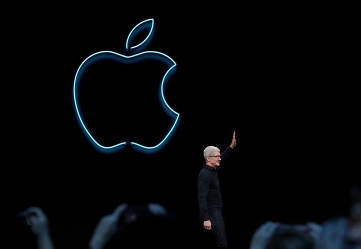 Tim Cook er forstjóri Apple.