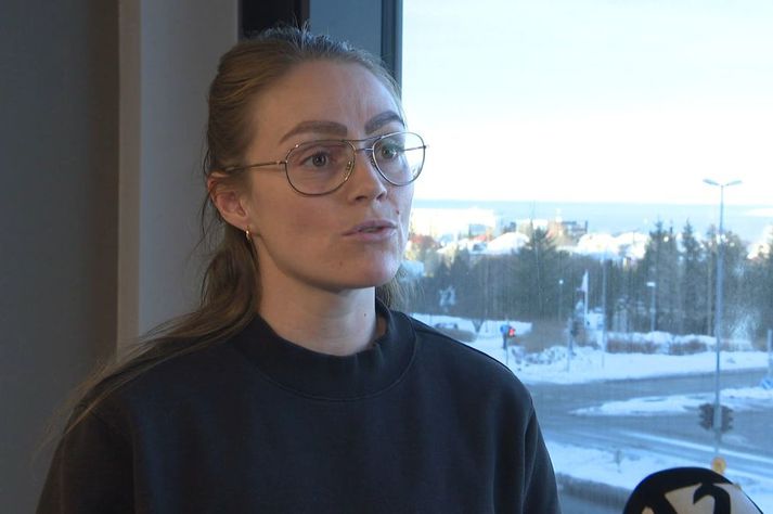 Sif Atladóttir gladdist mjög fyrir hönd Söru Bjarkar Gunnarsdóttur þegar hún hafði betur í baráttu sinni við Lyon.