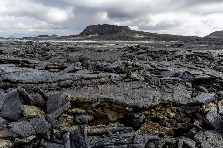 Áfram eru merki um jarðhræringar við Fagradalsfjall.