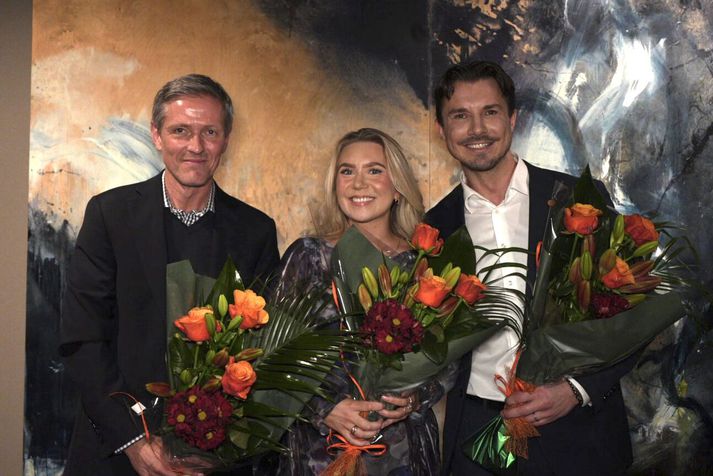 Arnar, María Ellen og Pétur.