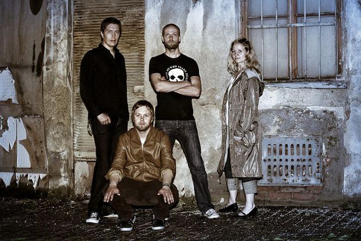 Hljómsveitin Groundfloor hefur vakið mikla lukku í Salzburg.