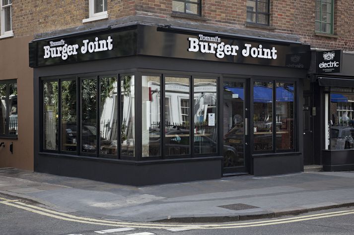 Íslenskur ís slær í gegn á Hamborgarabúllu Tómasar í London.