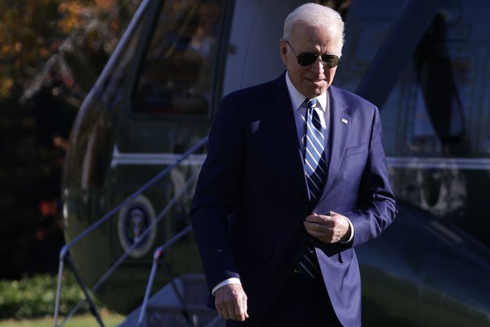 Joe Biden Bandaríkjaforseti hafði vonast til að mál Kyle Rittenhouse færi á annan veg.