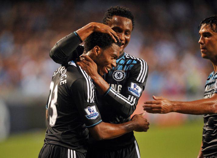 Daniel Sturridge, leikmaður Chelsea, skoraði tvö mörk í dag.