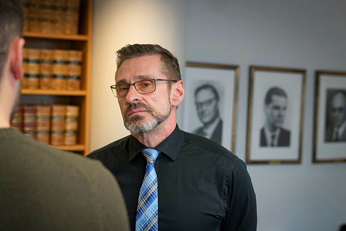Helgi Magnús hefur mikla reynslu af því að sækja sakamál en vonast nú eftir því að fá að spreyta sig hinum megin við ganginn.