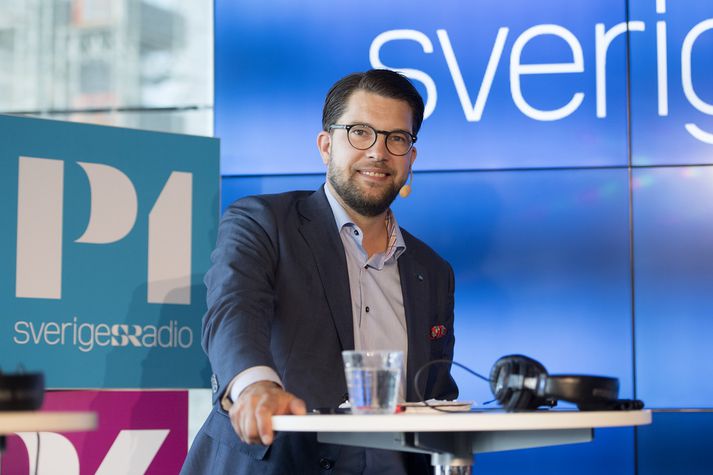 Jimmie Åkesson hefur verið formaður Svíþjóðardemókrata frá árinu 2005.