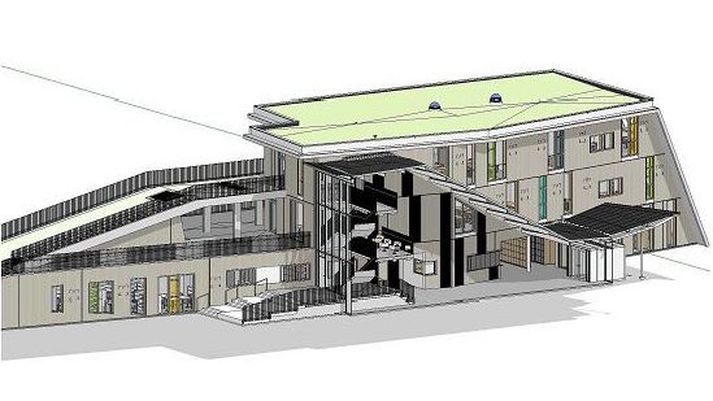 Vistvæn hugmyndafræði var í hávegum höfð við hönnun Framhaldsskólans í Mosfellsbæ. Efni eru sérvalin og sólarljós nýtt til orkusparnaðar.