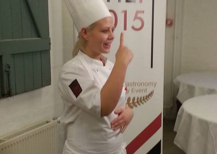 Unnur Pétursdóttir í Deaf Chef.