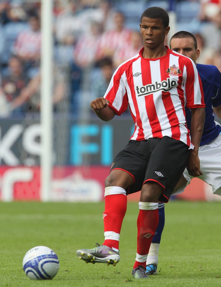 Frazier Campbell í leik með Sunderland.