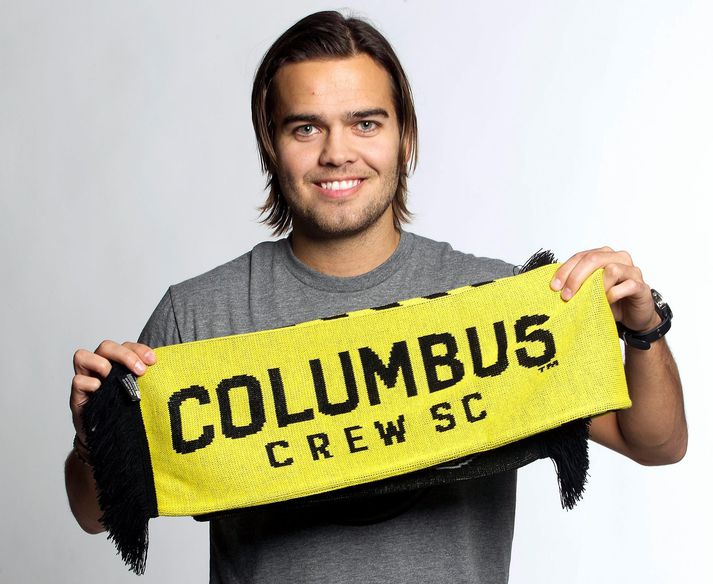 Kristinn og félagar í Columbus Crew spila á laugardag.