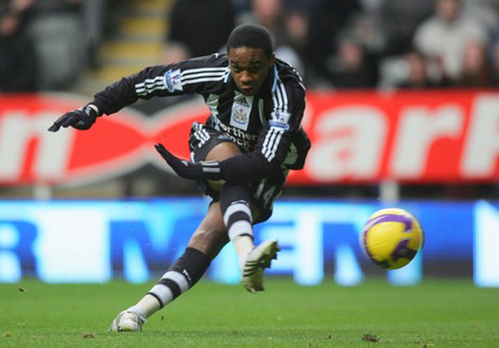 Charles N'Zogbia í leik með Newcastle.