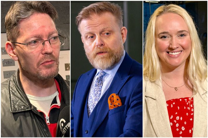 Það var fjölmennt á fundi Peningastefnunefndar í Seðlabankanum í morgun. Ásgeir Jónsson kynnt ákvörðun nefndarinnar. Þau Guðmundur Ásgeirsson frá Hagsmunasamtökum heimilanna og Erna Björg Sverrisdóttir aðalhagfræðingur Arion banka segja nefndina hafa tekið nýja stefnu. 