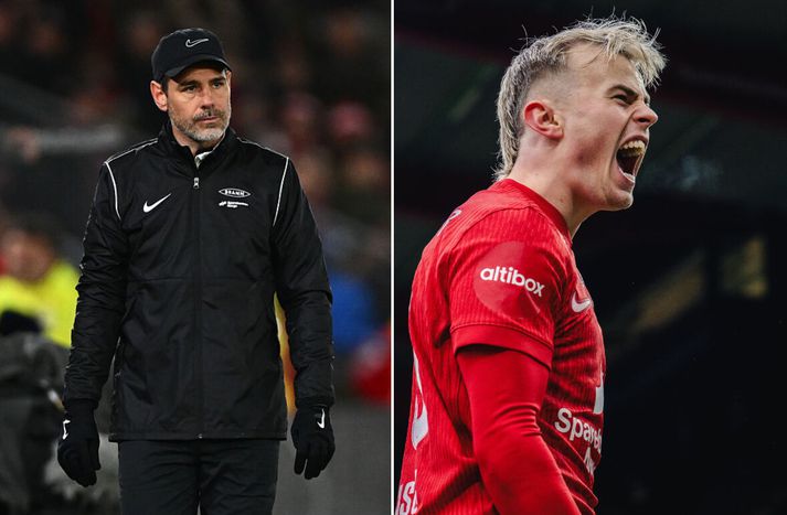 Freyr Alexandersson er þjálfari Brann. Hann hefur verið ánægður með það hvernig Kristall máni hefur komið inn í hlutina hjá liðinu en því miður er hann tæpur fyrir úrslitaleik gegn Bodo/Glimt á laugardaginn.