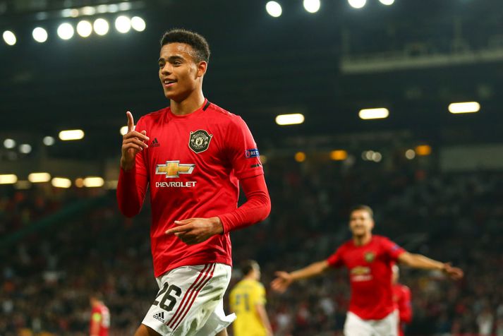 Mason Greenwood skoraði sigurmark United í Evrópudeildinni á fimmtudag