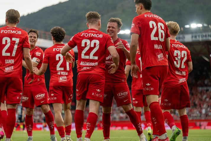 Sævar Atli og Eggert Aron voru báðir í byrjunarliði Brann.