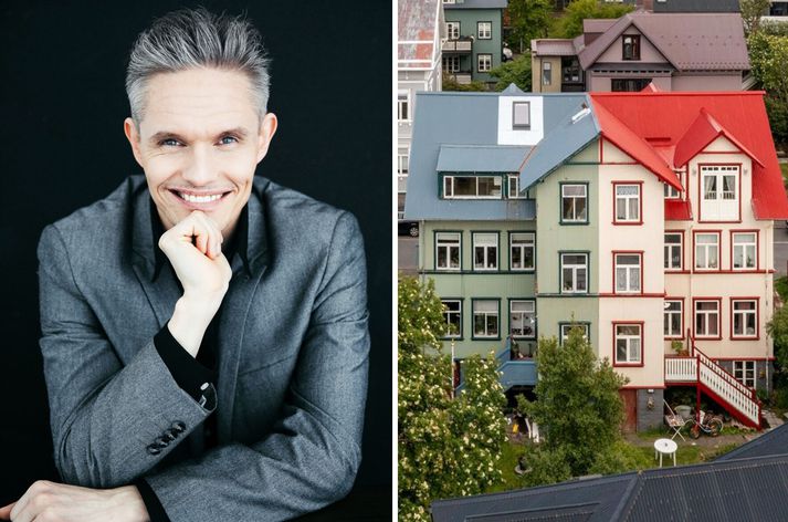 Björgvin Franz er fluttur í miðbæinn.