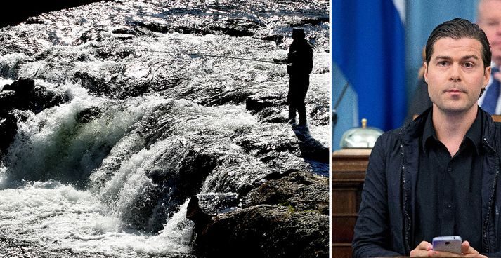 Jón Þór vill að útleiga veiðiréttar og sala veiðileyfa njóti ekki undanþágu virðisaukaskatts.