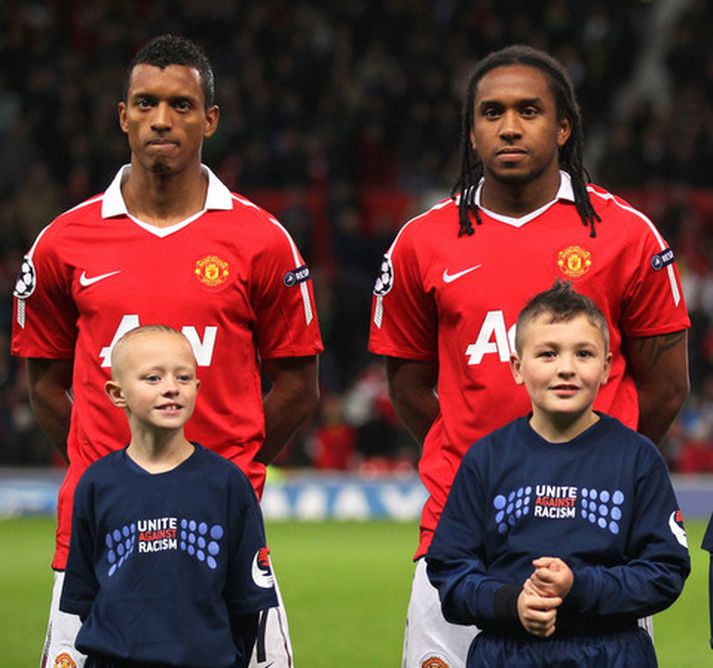 Anderson, til hægri, ásamt Nani.