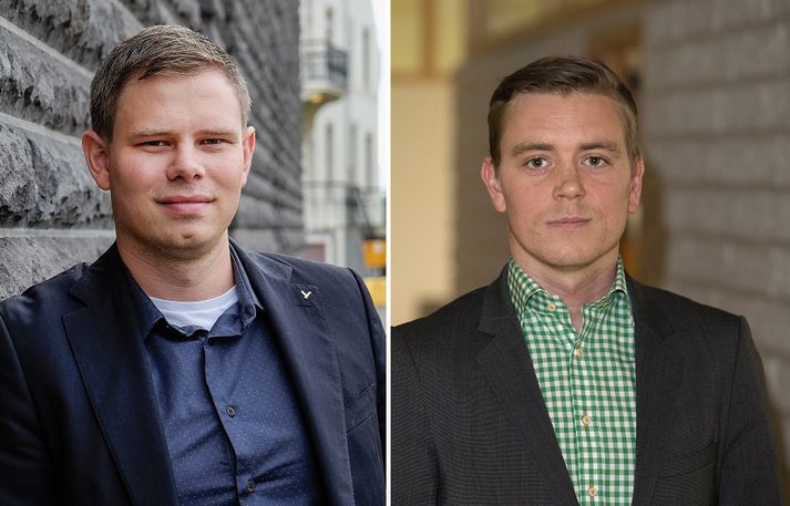 Vilhjálmur Árnason og Frosti Ólafsson, framkvæmdastjóri Viðskiptaráðs.