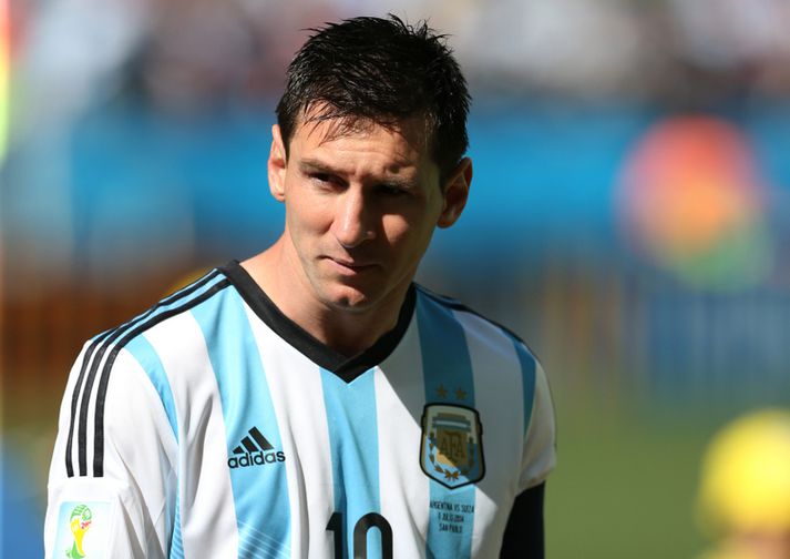 Lionel Messi lagði upp sigurmarkið.