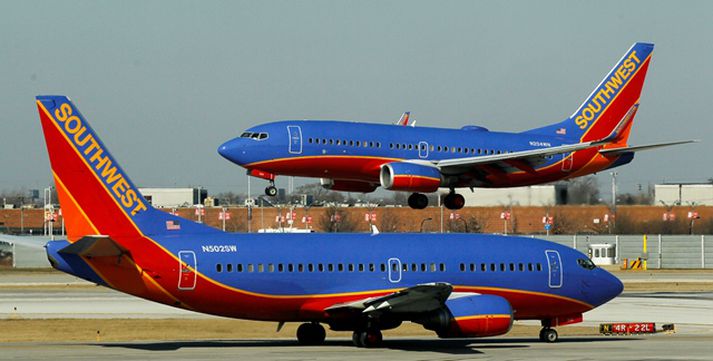 Atvikið átti sér stað um borð í breiðþotu flugfélagsins Southwest Airlines.