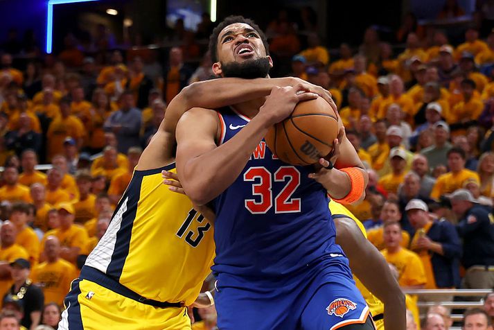 Karl-Anthony Towns þarf að eiga stórleik ætli Knicks sér að jafna metin.